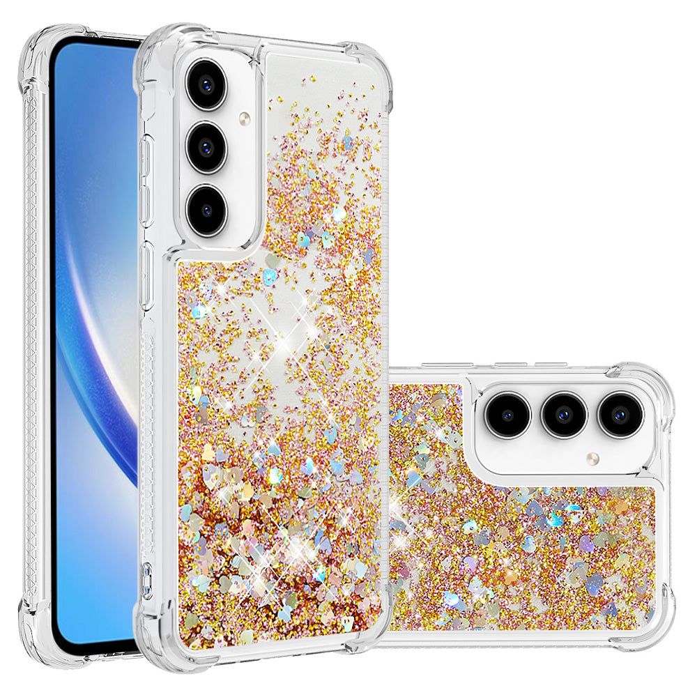For Samsung Galaxy A57 5G TPU Case Glitter Quicksand Shockproof Phone Back Cover