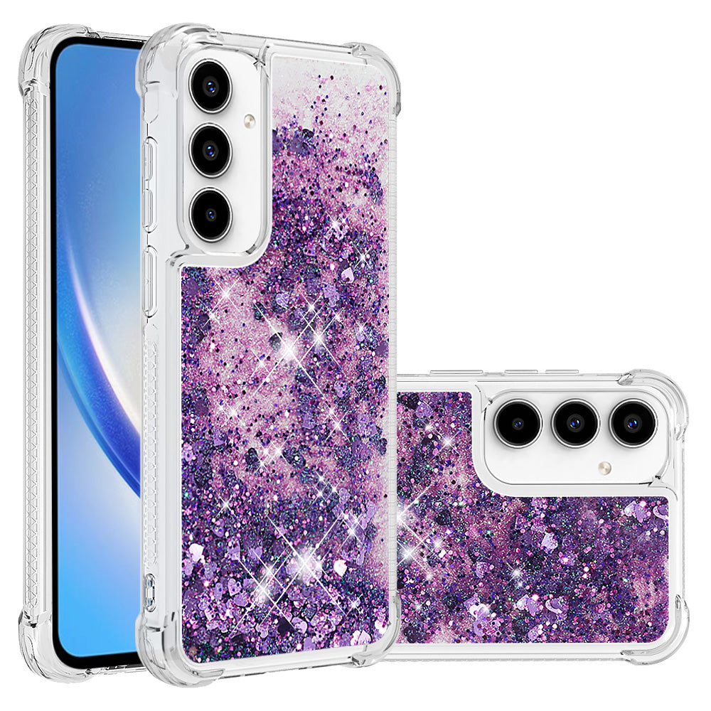 For Samsung Galaxy A57 5G TPU Case Glitter Quicksand Shockproof Phone Back Cover