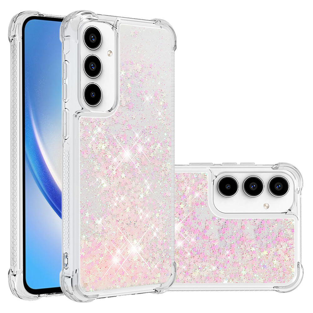 For Samsung Galaxy A57 5G TPU Case Glitter Quicksand Shockproof Phone Back Cover