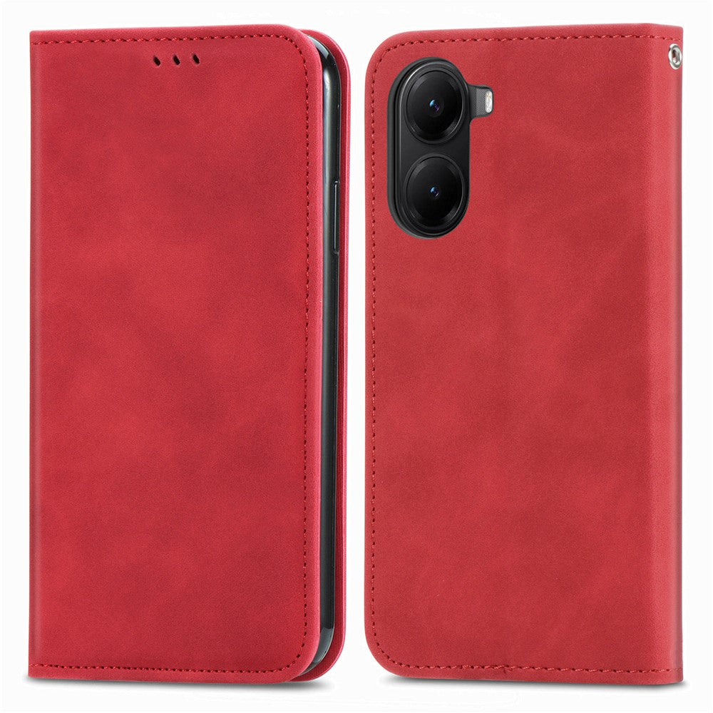 For Xiaomi Redmi A5 NFC (EU) (173.45mm) Leather Case with Card Holder Magnetic Absorption Phone Cover