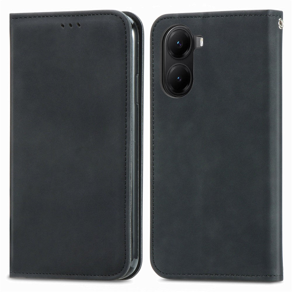 For Xiaomi Redmi A5 NFC (EU) (173.45mm) Leather Case with Card Holder Magnetic Absorption Phone Cover