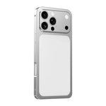 iPhone 13 Pro Max-skal, omvandlas till 17 Pro Max, låsbart spänne, metallram, legering, baksida, mobilskal