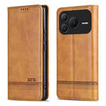 AZNS For Honor Power2 5G Case Cowhide Texture PU Leather Wallet Phone Cover