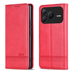 AZNS For Honor Power2 5G Case Cowhide Texture PU Leather Wallet Phone Cover
