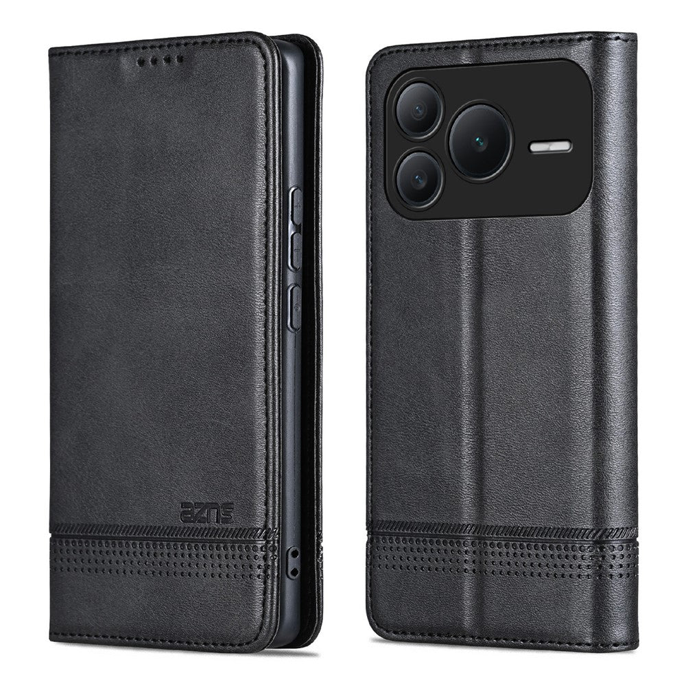 AZNS For Honor Power2 5G Case Cowhide Texture PU Leather Wallet Phone Cover
