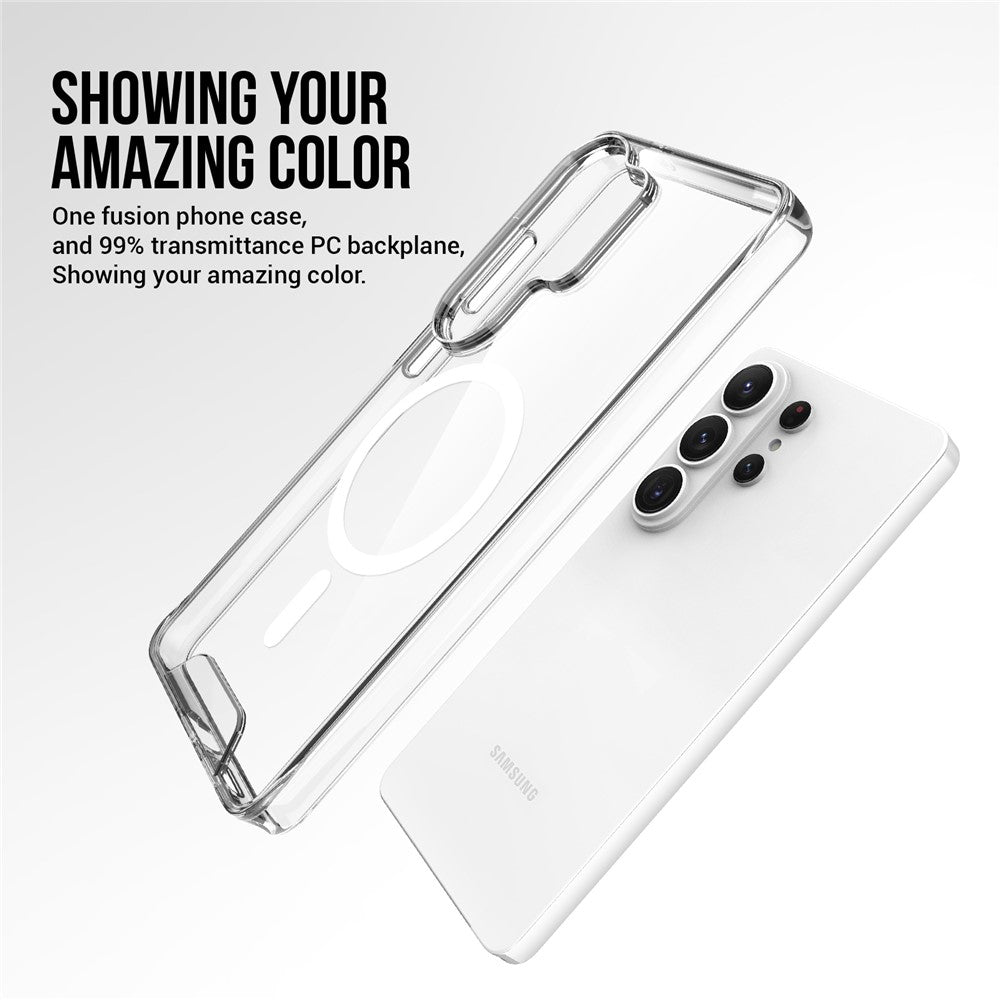 For Samsung Galaxy S26 Ultra Magnetic Case Anti Drop TPU + PC Phone Cover