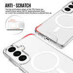Magnetiskt skal för Samsung Galaxy S26+, fallskyddande TPU + PC-skal