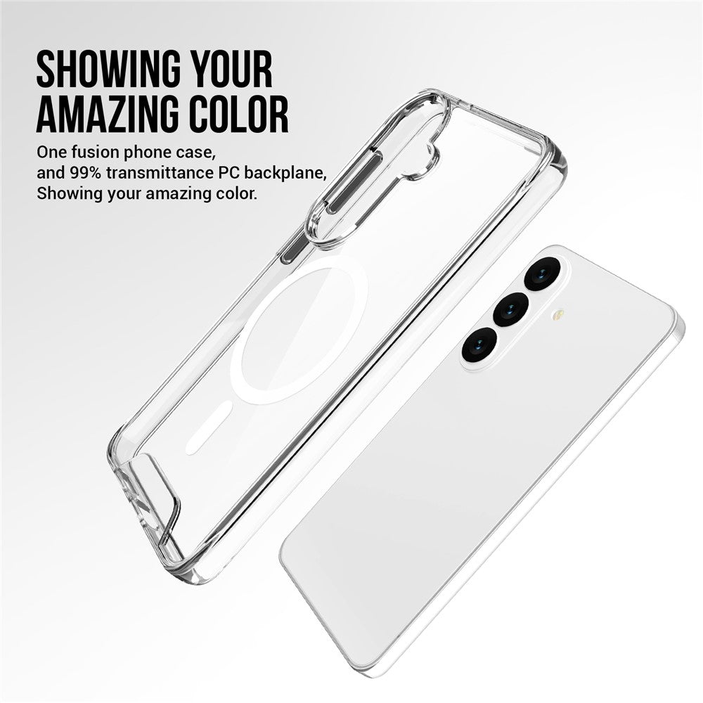 For Samsung Galaxy S26 Magnetic Case Anti Drop TPU + PC Phone Cover