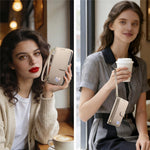 For Samsung Galaxy S26 Ultra Case Zipper Pocket TPU PU Leather Wallet Phone Cover with Strap
