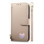 For Samsung Galaxy S26 Ultra Case Zipper Pocket TPU PU Leather Wallet Phone Cover with Strap