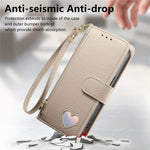 For Samsung Galaxy S26 Ultra Case Zipper Pocket TPU PU Leather Wallet Phone Cover with Strap