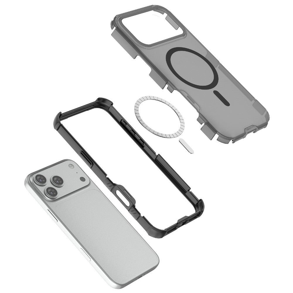 For iPhone 18 Pro Max / 17 Pro Max Magnetic Case Matte Skin Touch TPU PC Anti Drop Phone Cover Compatible with MagSafe
