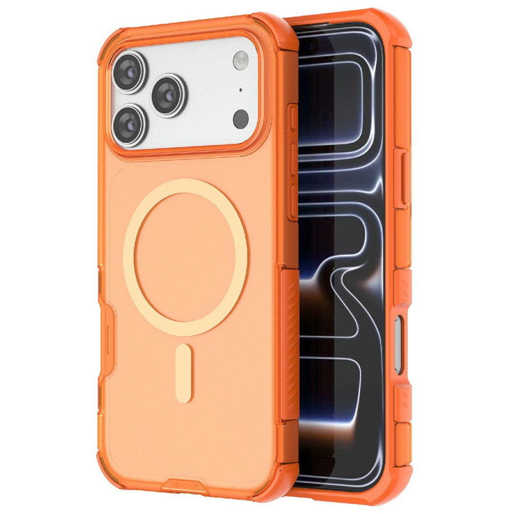 For iPhone 18 Pro Max / 17 Pro Max Magnetic Case Matte Skin Touch TPU PC Anti Drop Phone Cover Compatible with MagSafe