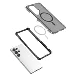 Magnetiskt skal för Samsung Galaxy S25 Ultra, Matt hud, Touchscreen, TPU PC, Fallskydd