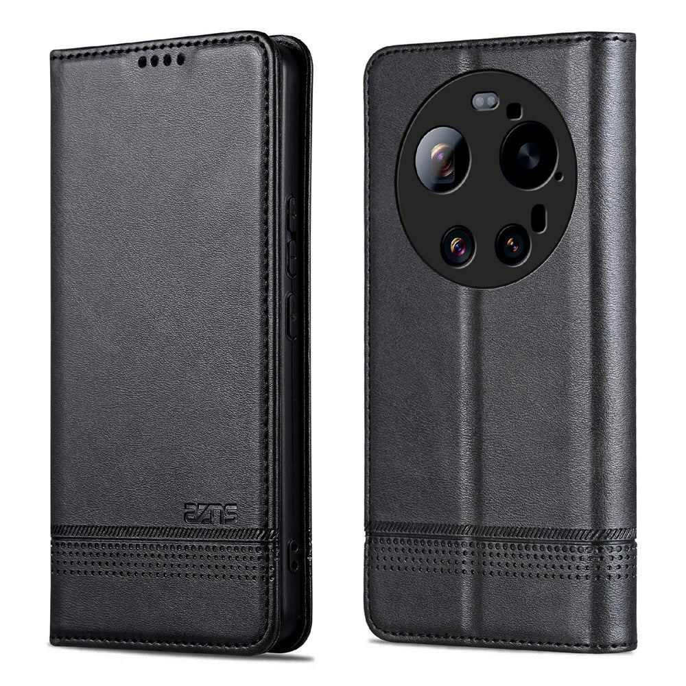 AZNS För Xiaomi 17 Ultra 5G Skal Plånboksfodral i Kohudstruktur av PU-läder