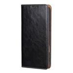 For Xiaomi Poco F8 Pro / Redmi K90 5G Case Genuine Cow Leather Stand Mobile Phone Cover with RFID Blocking Wallet