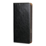 For Xiaomi 17 Ultra 5G Case Genuine Cow Leather Stand Mobile Phone Cover with RFID Blocking Wallet