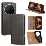 For Xiaomi 17 Ultra 5G Case Genuine Cow Leather Stand Mobile Phone Cover with RFID Blocking Wallet