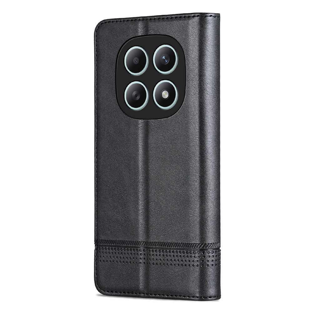 AZNS For Xiaomi Redmi Note 15 4G (Global) Case Cowhide Texture PU Leather Wallet Phone Cover