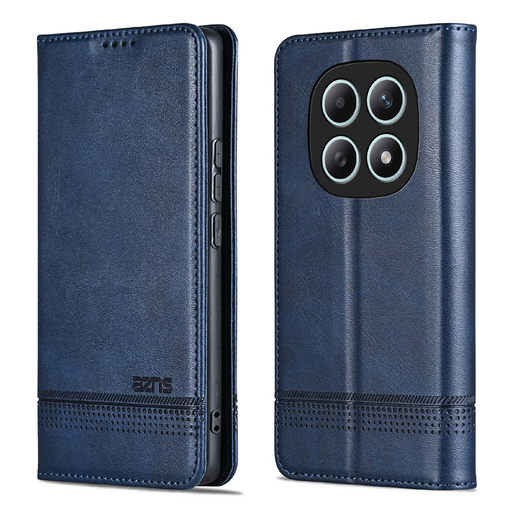 AZNS For Xiaomi Redmi Note 15 4G (Global) Case Cowhide Texture PU Leather Wallet Phone Cover