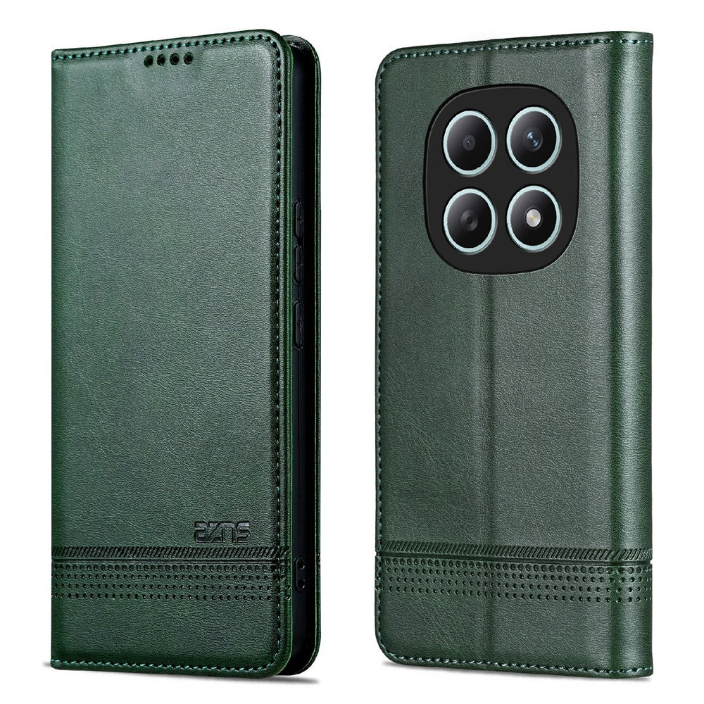 AZNS For Xiaomi Redmi Note 15 4G (Global) Case Cowhide Texture PU Leather Wallet Phone Cover