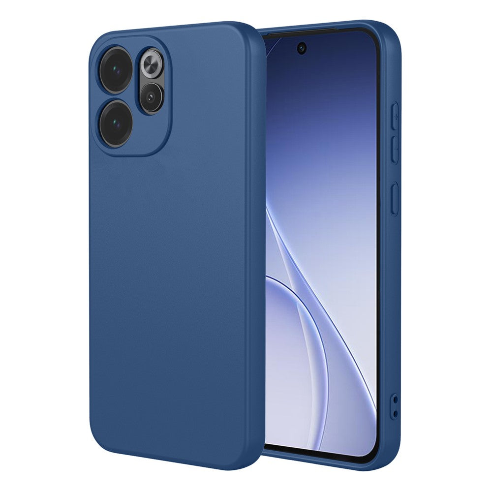 For Oppo Reno15 F 5G Case Liquid Silicone Feel Soft TPU Protective Phone Cover