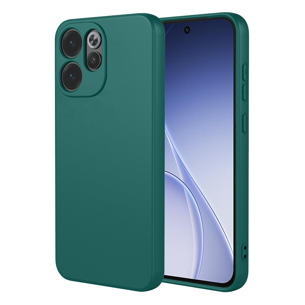 For Oppo Reno15 F 5G Case Liquid Silicone Feel Soft TPU Protective Phone Cover