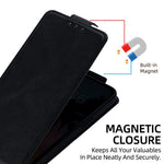 For iPhone 17e / 16e Case Card Holder Vertical Flip Leather Phone Cover with Crossbody Shoulder Strap