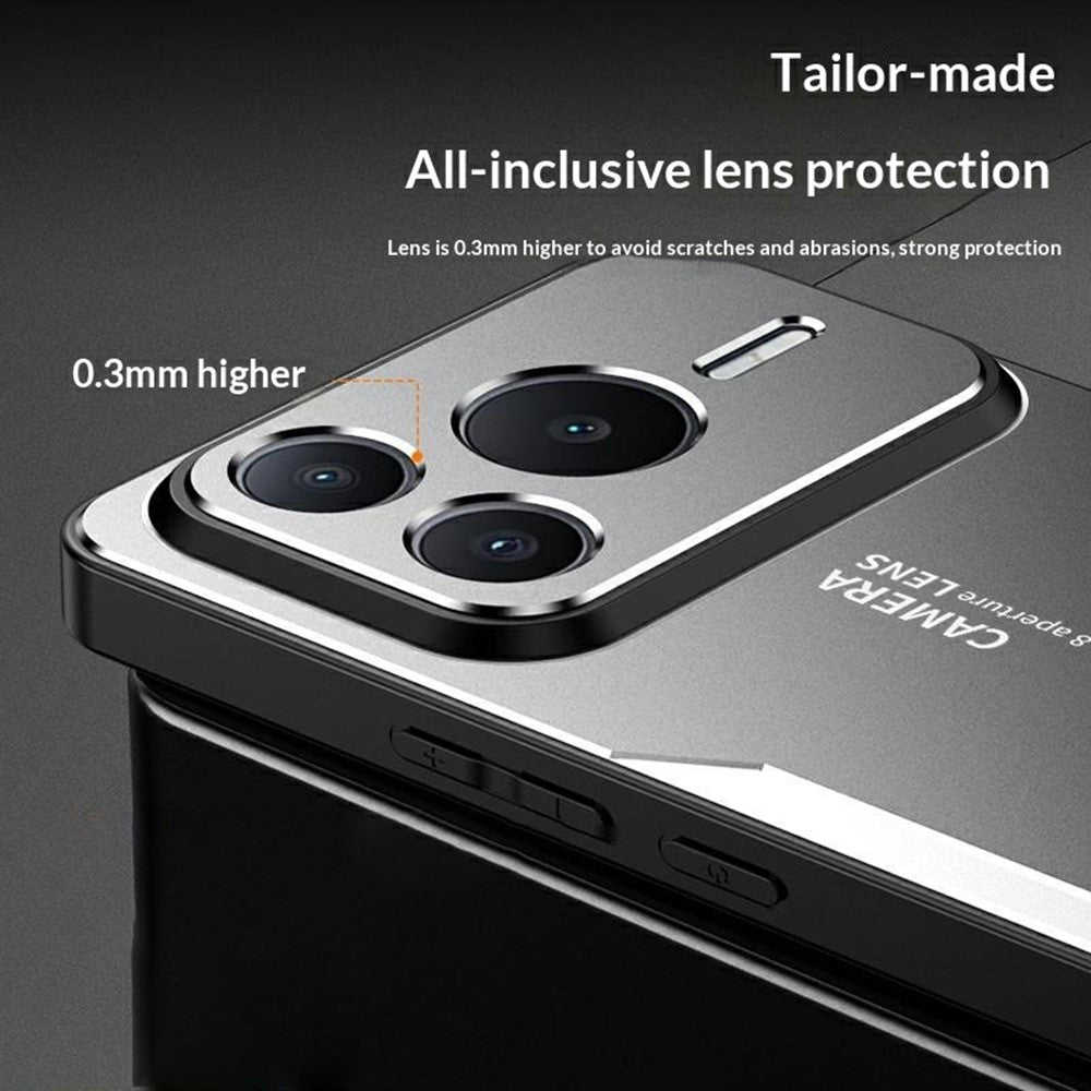 Til Honor Power2 5G Telefoncover Aluminiumlegering TPU PC Bagcover