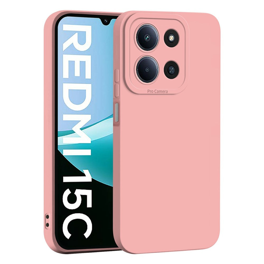 For Xiaomi Redmi 15C 4G (Global) (171mm) Case Precise Camera Cutouts Soft TPU Shockproof Phone Cover