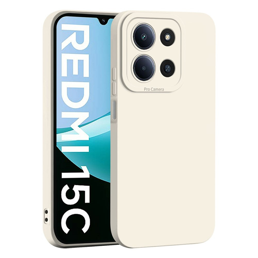Xiaomi Redmi 15C 5G (EU) (173mm) / 15C 4G (EU) (173mm) skal, stötsäkert TPU-fodral med precisa kamerautskärningar