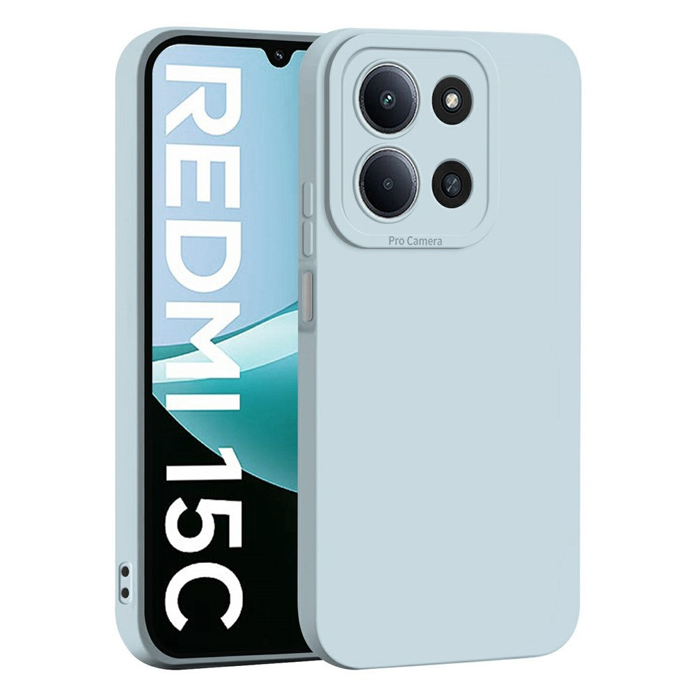 Xiaomi Redmi 15C 5G (EU) (173mm) / 15C 4G (EU) (173mm) skal, stötsäkert TPU-fodral med precisa kamerautskärningar