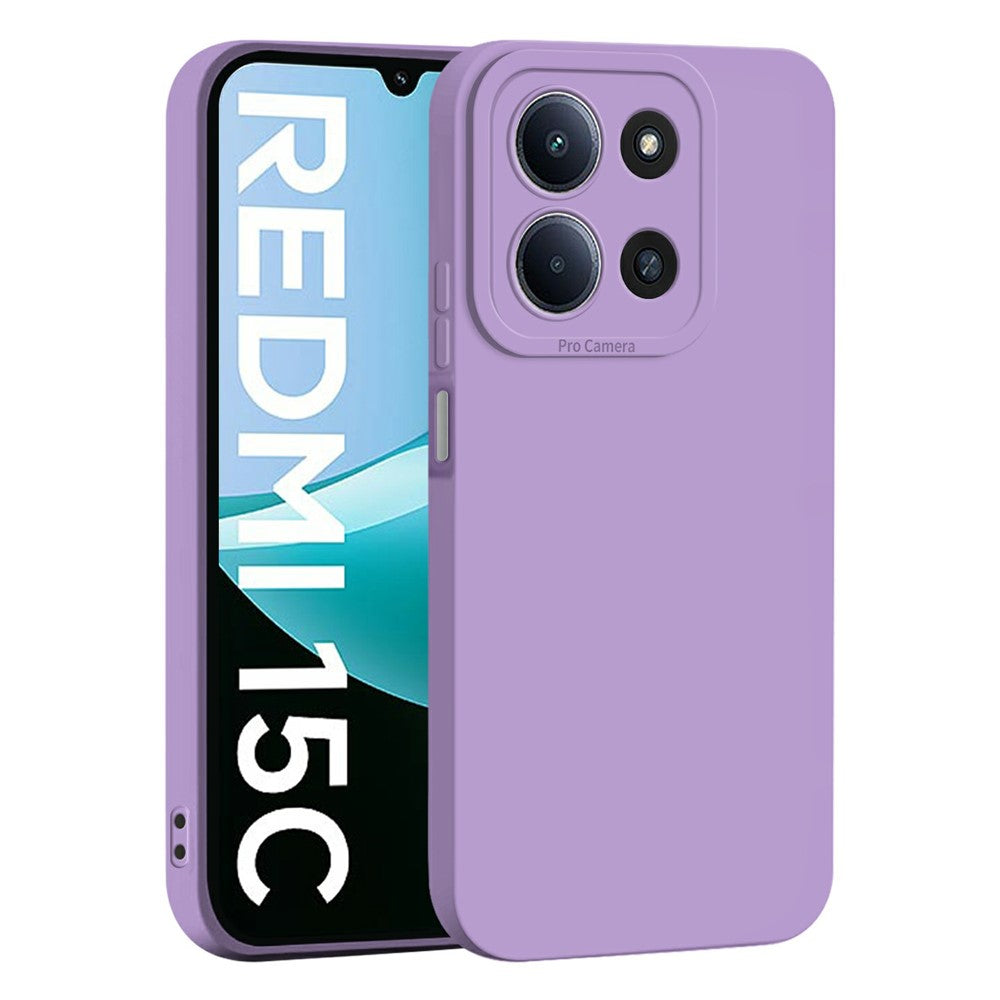 Xiaomi Redmi 15C 5G (EU) (173mm) / 15C 4G (EU) (173mm) skal, stötsäkert TPU-fodral med precisa kamerautskärningar