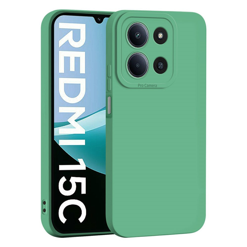 Xiaomi Redmi 15C 5G (EU) (173mm) / 15C 4G (EU) (173mm) skal, stötsäkert TPU-fodral med precisa kamerautskärningar