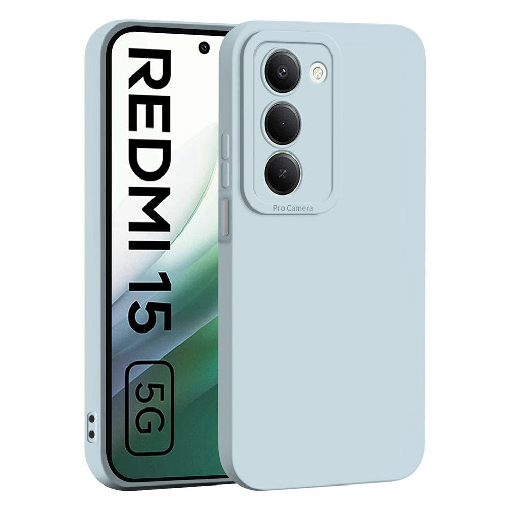 For Xiaomi Redmi 15 4G (EU) (171mm)  /  15 5G (EU) (171mm) Case Precise Camera Cutouts Soft TPU Shockproof Phone Cover