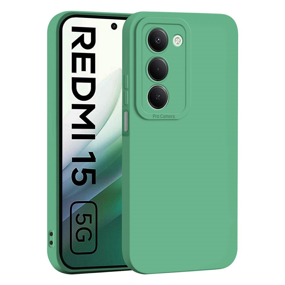For Xiaomi Redmi 15 4G (EU) (171mm)  /  15 5G (EU) (171mm) Case Precise Camera Cutouts Soft TPU Shockproof Phone Cover
