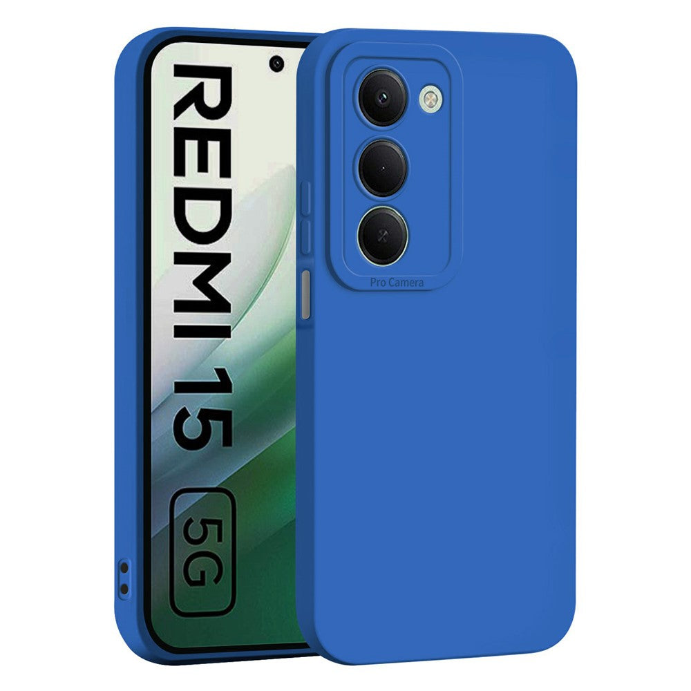 For Xiaomi Redmi 15 4G (EU) (171mm)  /  15 5G (EU) (171mm) Case Precise Camera Cutouts Soft TPU Shockproof Phone Cover