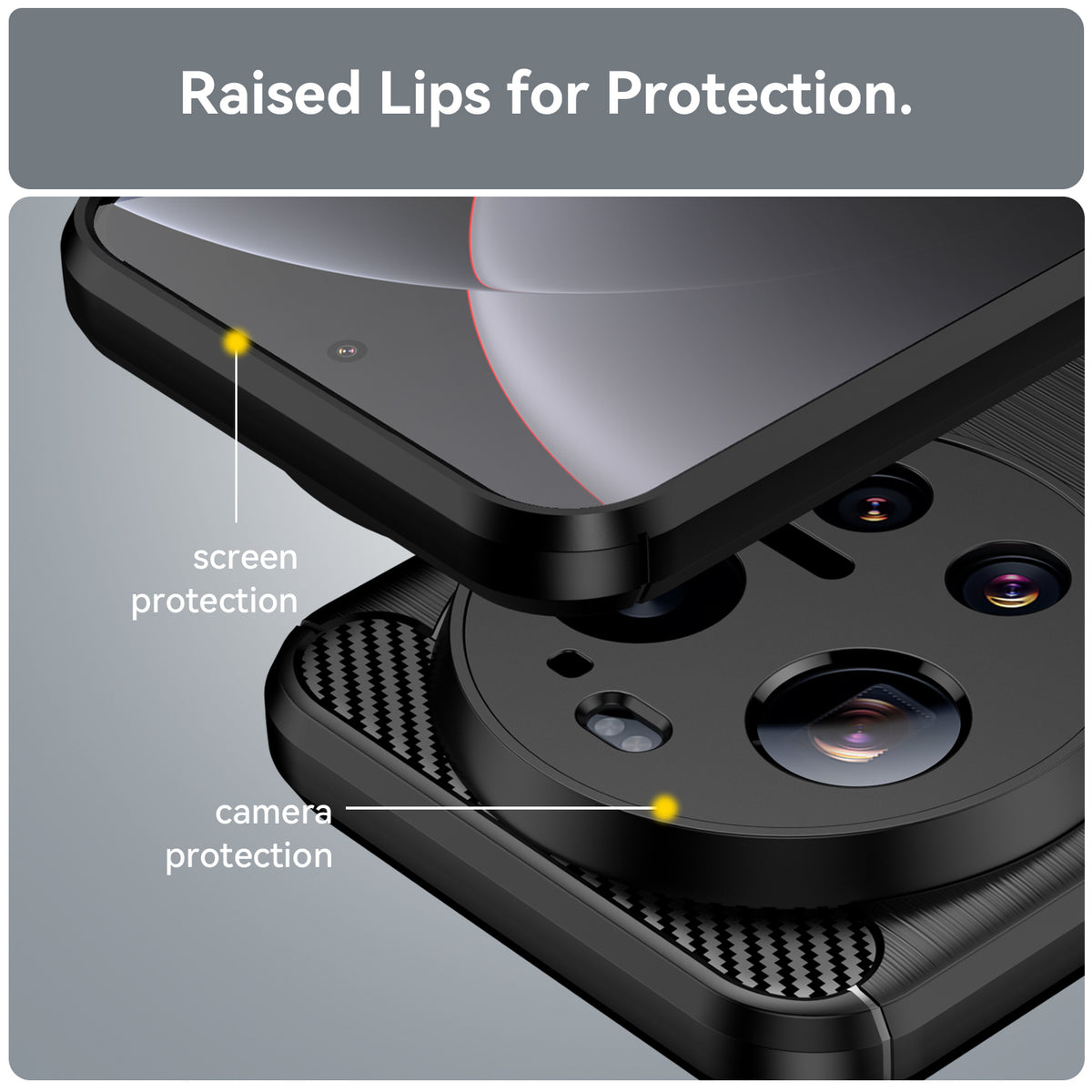 WANLONFENG For Xiaomi 17 Ultra 5G Case with Tempered Glass  LS Series Brushed Texture TPU Phone Cover