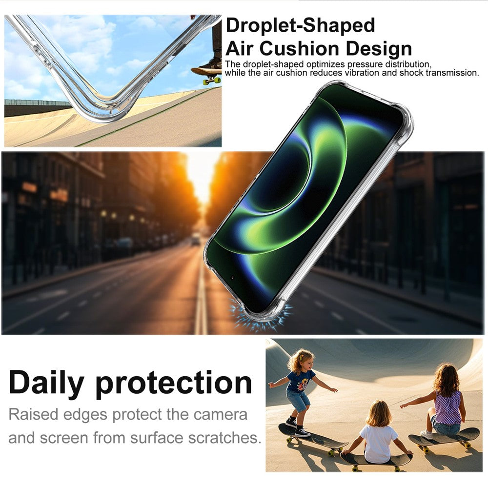 IMAK TPU-mobilbeskyttelse til Xiaomi 17 Ultra 5G / 17 Ultra fra Leica, med airbag, stødsikker beskyttelse