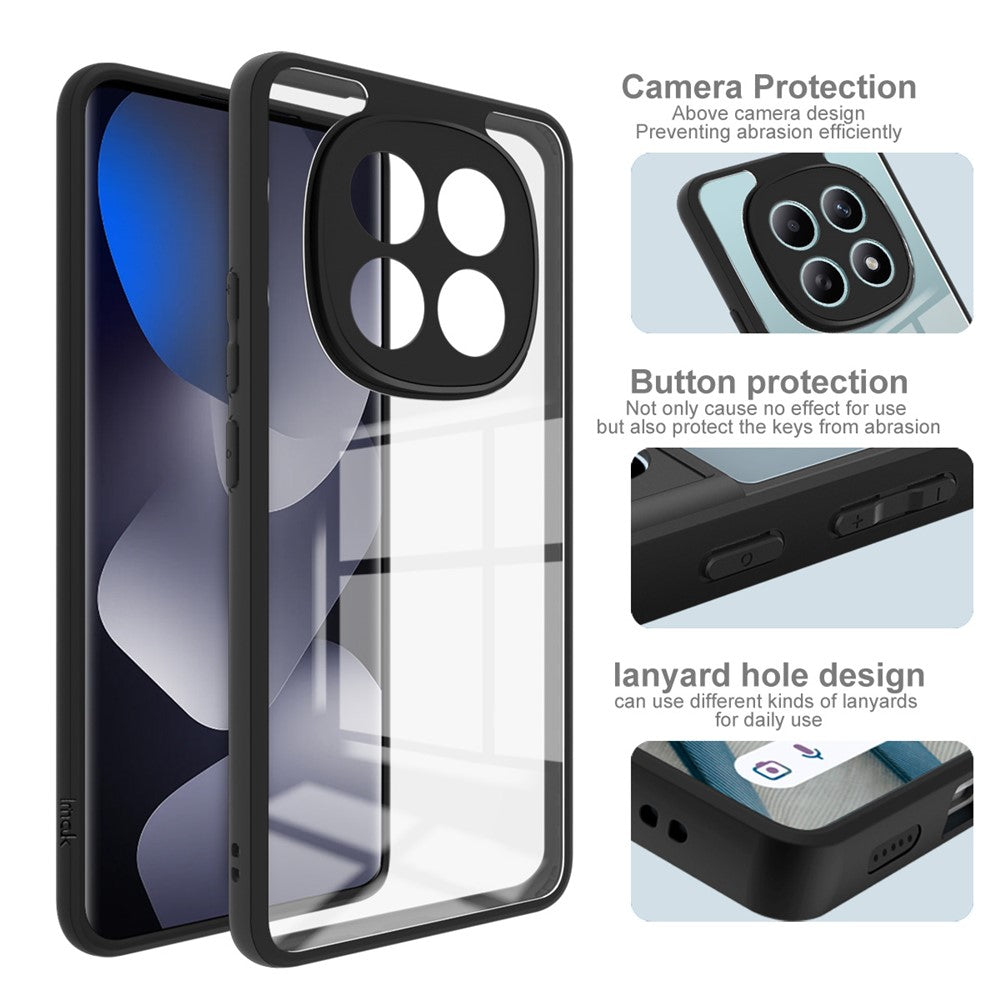 IMAK UX-9A Series Phone Case for Xiaomi Poco M8 5G / Redmi Note 15 5G (Global) / 15 4G (Global) TPU PC Cover Reinforced Corners