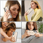 For Samsung Galaxy S26 Ultra Case Card Holder Ring Kickstand TPU + PU Leather Phone Cover with Long Strap
