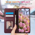 For Samsung Galaxy A57 5G Case RFID Blocking Wallet Stand Rhombus Leather Cover with Wrist Strap