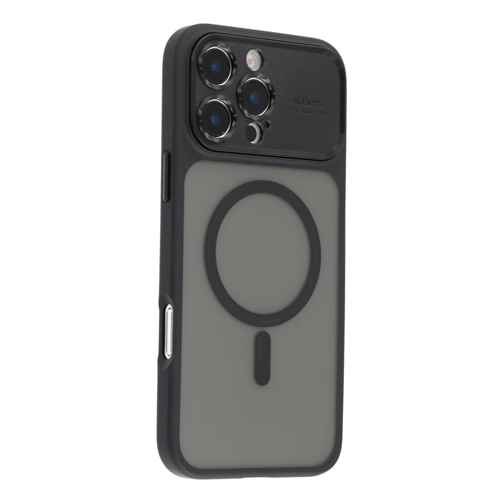 Til iPhone 16 Pro Cover med Aftageligt Kameradæksel Skin Touch TPU PC Telefoncover Kompatibelt med MagSafe