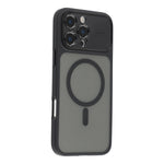 Til iPhone 16 Pro Cover med Aftageligt Kameradæksel Skin Touch TPU PC Telefoncover Kompatibelt med MagSafe