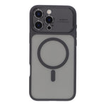 Til iPhone 16 Pro Cover med Aftageligt Kameradæksel Skin Touch TPU PC Telefoncover Kompatibelt med MagSafe