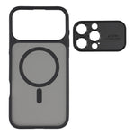 Til iPhone 16 Pro Cover med Aftageligt Kameradæksel Skin Touch TPU PC Telefoncover Kompatibelt med MagSafe