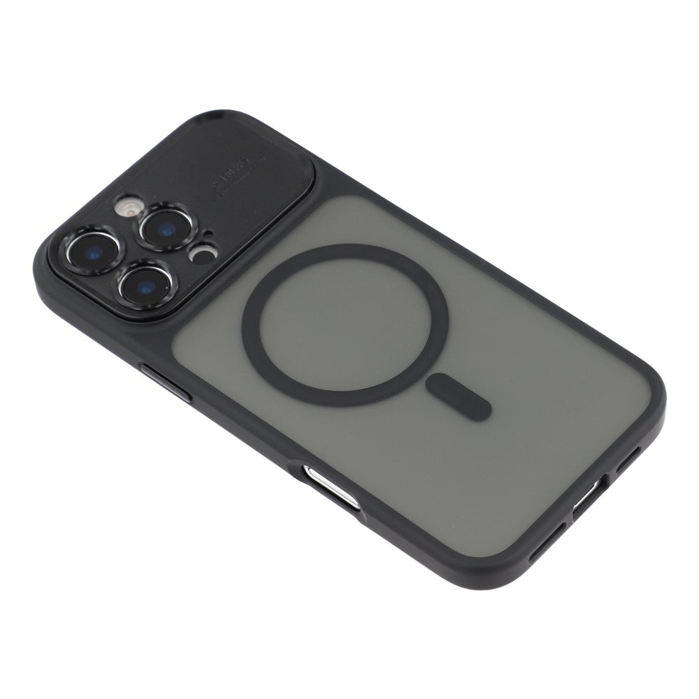 Til iPhone 16 Pro Cover med Aftageligt Kameradæksel Skin Touch TPU PC Telefoncover Kompatibelt med MagSafe