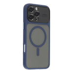 Til iPhone 16 Pro Cover med Aftageligt Kameradæksel Skin Touch TPU PC Telefoncover Kompatibelt med MagSafe