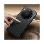 QIALINO For Huawei Mate 80 / Mate 80 Pro Case View Window Genuine Cow Leather Flip Phone Cover with Card Slot