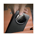 QIALINO For Huawei Mate 80  /  Mate 80 Pro Case View Window Genuine Cow Leather Flip Phone Cover with Tempered Glass Lens Protector